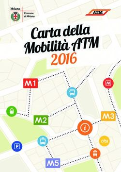 Carta della Mobilità ATM 2016 - Cittadinanzattiva