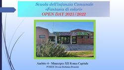 Scuola dell'infanzia Comunale "Fantasia di colori" - OPEN DAY 2021/2022 - Ambito 4 - Municipio XII Roma Capitale - Roma ...
