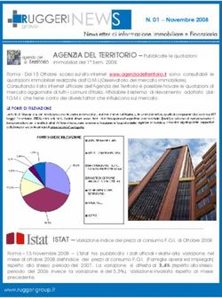 AGENZIA DEL TERRITORIO - Pubblicate le quotazioni