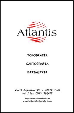 TOPOGRAFIA CARTOGRAFIA BATIMETRIA - Via N. Copernico, 99 - 47122 Forlì tel. / fax 0543 796477 - Comune di Forlì