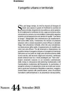 Il progetto urbano e territoriale - GEA Ticino