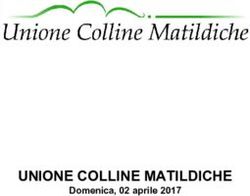 UNIONE COLLINE MATILDICHE - Domenica, 02 aprile 2017 - Comune di Albinea