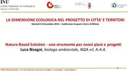 LA DIMENSIONE ECOLOGICA NEL PROGETTO DI CITTA' E TERRITORI - INU Lombardia