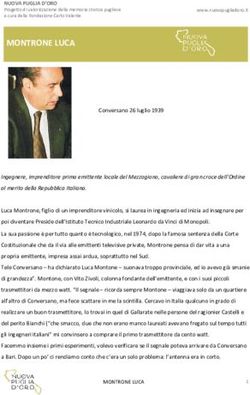 MONTRONE LUCA - Nuova Puglia D'Oro