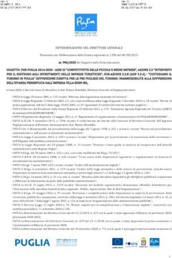 DETERMINAZIONE DEL DIRETTORE GENERALE - DMS Puglia