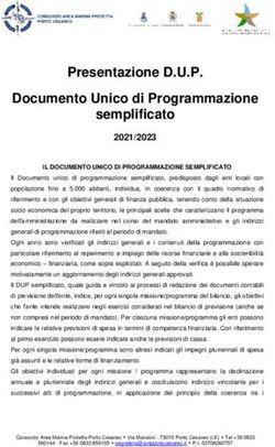 Presentazione D.U.P. Documento Unico di Programmazione semplificato