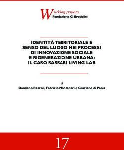 IDENTITÀ TERRITORIALE E SENSO DEL LUOGO NEI PROCESSI DI INNOVAZIONE SOCIALE E RIGENERAZIONE URBANA: IL CASO SASSARI LIVING LAB - di Damiano ...