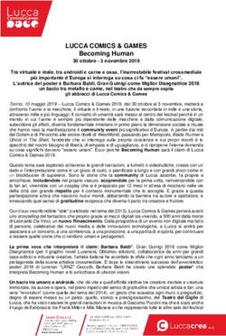 LUCCA COMICS & GAMES Becoming Human