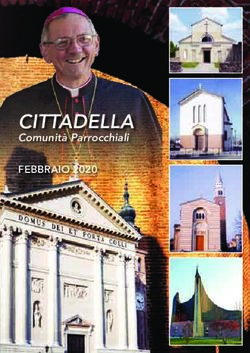 CITTADELLA Comunit&agrave; Parrocchiali - FEBBRAIO 2020
