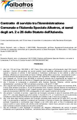 Contratto di servizio tra l'Amministrazione Comunale e l'Azienda Speciale Albatros, ai sensi degli art. 2 e 26 dello Statuto dell'Azienda ...