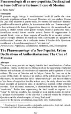 Fenomenologia di un neo-populista. Declinazioni urbane dell'autoritarismo: il caso di Messina