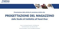 PROGETTAZIONE DEL MAGAZZINO - dallo Studio di Fattibilità all'Hand-Over - Simco Consulting