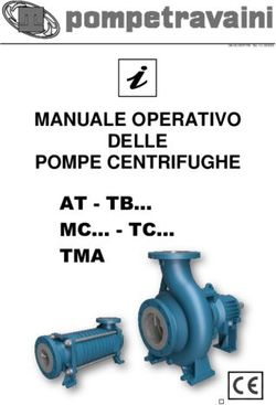 MANUALE OPERATIVO DELLE POMPE CENTRIFUGHE - AT - TB... MC - TC... TMA - Pompetravaini