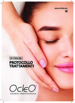 PROTOCOLLO TRATTAMENTI - www.ocleò.eu - Ocleò
