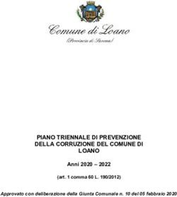 PIANO TRIENNALE DI PREVENZIONE DELLA CORRUZIONE DEL COMUNE DI LOANO - Anni 2020 2022
