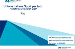 Unione Italiana Sport per tutti - Faq Piattaforma web Marsh-UISP