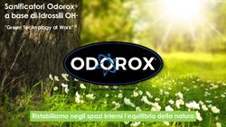 Sanificatori Odorox a base di Idrossili OH - "Green Technology at Work" - Ristabiliamo negli spazi interni l'equilibrio della natura