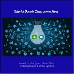 Tutorial Google Classroom e Meet - a cura di Loredana Agosto e Serena Rinaldi con la collaborazione di Ornella Cappuccini