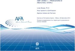 GMP: ANNEX 1 - PRODUZIONE DI MEDICINALI STERILI