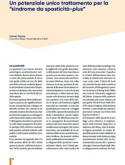 Un potenziale unico trattamento per la "sindrome da spasticit&agrave;-plus"