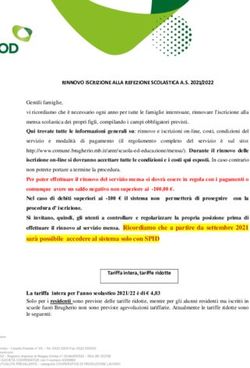 RINNOVO ISCRIZIONE ALLA REFEZIONE SCOLASTICA A.S. 2021/2022