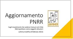 Aggiornamento PNRR Sugli investimenti che vedono Comuni e/o Citt&agrave; Metropolitane come soggetti attuatori (ultima modifica 8 febbraio 2022) - Anci ...