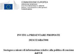 INVITO A PRESENTARE PROPOSTE 2021CE16BAT001 - Sostegno a misure di informazione relative alla politica di coesione dell'UE - COMMISSIONE EUROPEA