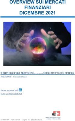 OVERVIEW SUI MERCATI FINANZIARI DICEMBRE 2021 - &Egrave; DIFFICILE FARE PREVISIONI . SOPRATTUTTO SUL FUTURO