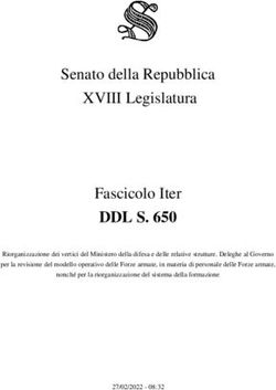 DDL S. 650 Fascicolo Iter - Senato della Repubblica XVIII Legislatura