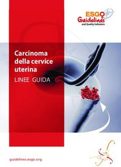 Carcinoma della cervice uterina - LINEE GUIDA - guidelines.esgo.org