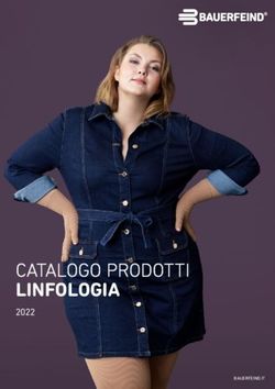 LINFOLOGIA CATALOGO PRODOTTI 20222022 - Bauerfeind