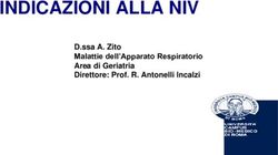 INDICAZIONI ALLA NIV D.ssa A. Zito Malattie dell'Apparato Respiratorio Area di Geriatria Direttore: Prof. R. Antonelli Incalzi - SIGG ...
