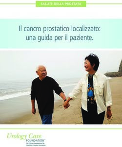 Il cancro prostatico localizzato: una guida per il paziente - SALUTE DELLA PROSTATA - Urology Care Foundation