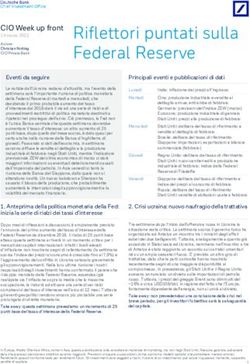 Federal Reserve CIO Week up front Riflettori puntati sulla - Stefano ...