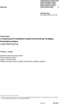 L'importanza di condizioni quadro favorevoli per la piazza finanziaria svizzera