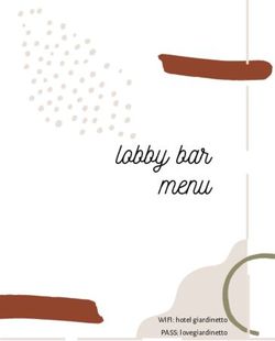 Lobby bar menu - WIFI: hotel giardinetto PASS: lovegiardinetto - Hotel ristorante Giardinetto