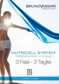 3 Fasi - 3 Taglie NUTRICELL SYSTEM - "DIMAGRISCI NUTRENDO LA TUA PELLE" - Bruno Vassari
