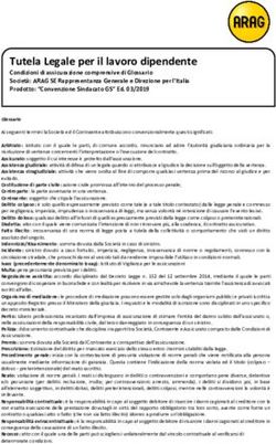 Tutela Legale per il lavoro dipendente - arag 2019