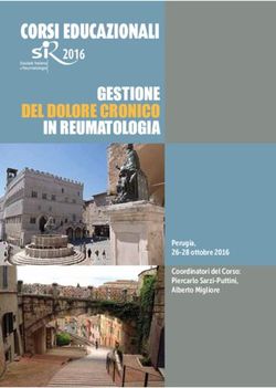 CORSI EDUCAZIONALI GESTIONE DEL DOLORE CRONICO IN REUMATOLOGIA 2016 - Associazione Italiana Sindrome ...