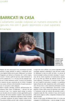 BARRICATI IN CASA L'isolamento sociale colpisce un numero crescente di giovani, ma con il giusto approccio si pu&ograve; superare - Dialogos