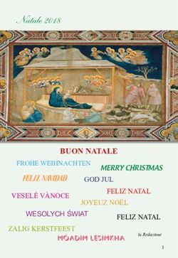 Natale 2018 - BUON NATALE - Suore Don Mazza