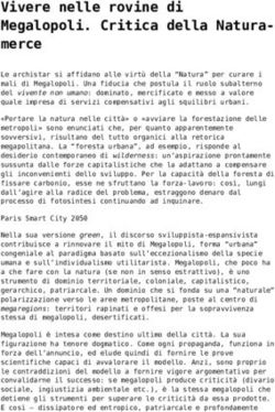 Vivere nelle rovine di Megalopoli. Critica della Natura-merce