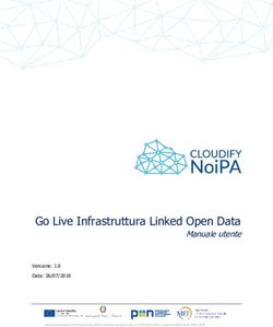 Go Live Infrastruttura Linked Open Data - Manuale utente - Mef