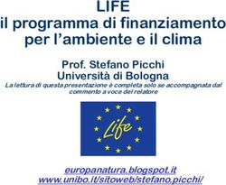 LIFE il programma di finanziamento per l'ambiente e il clima - Ponza Racconta