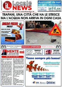 TRAPANI, UNA CITT&Agrave; CHE HA LE STRISCE MA L'ACQUA NON ARRIVA IN OGNI CASA