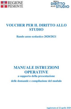 MANUALE ISTRUZIONI OPERATIVE - VOUCHER PER IL DIRITTO ALLO STUDIO Bando anno scolastico 2020/2021 - Comune di Strambino