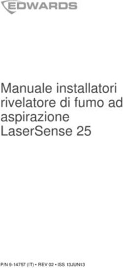 Manuale installatori rivelatore di fumo ad aspirazione LaserSense 25 - P/N 9-14757 (IT) REV 02 ISS 13JUN13