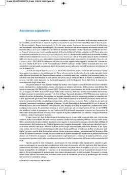 Assistenza ospedaliera - Osservatorio Nazionale sulla Salute nelle ...