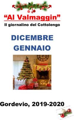 DICEMBRE GENNAIO "Al Valmaggin" - Il giornalino del Cottolengo - Cottolengo.ch