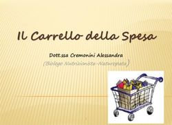 Il Carrello della Spesa - Dott.ssa Cremonini Alessandra (Biologo Nutrizionista-Naturopata)